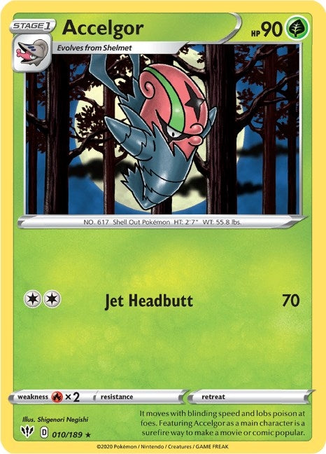 Image for Accelgor (010/189) (SWSH03) - Pokemon