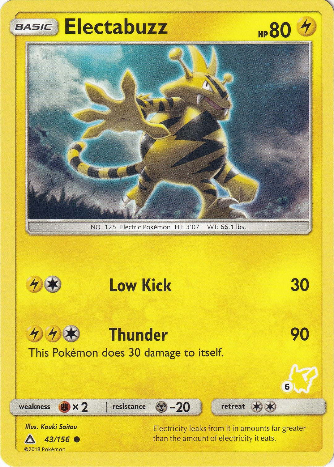 Image for Electabuzz - 43/156 (#6 Pikachu Stamped) (043/156) (BTA) - Pokemon