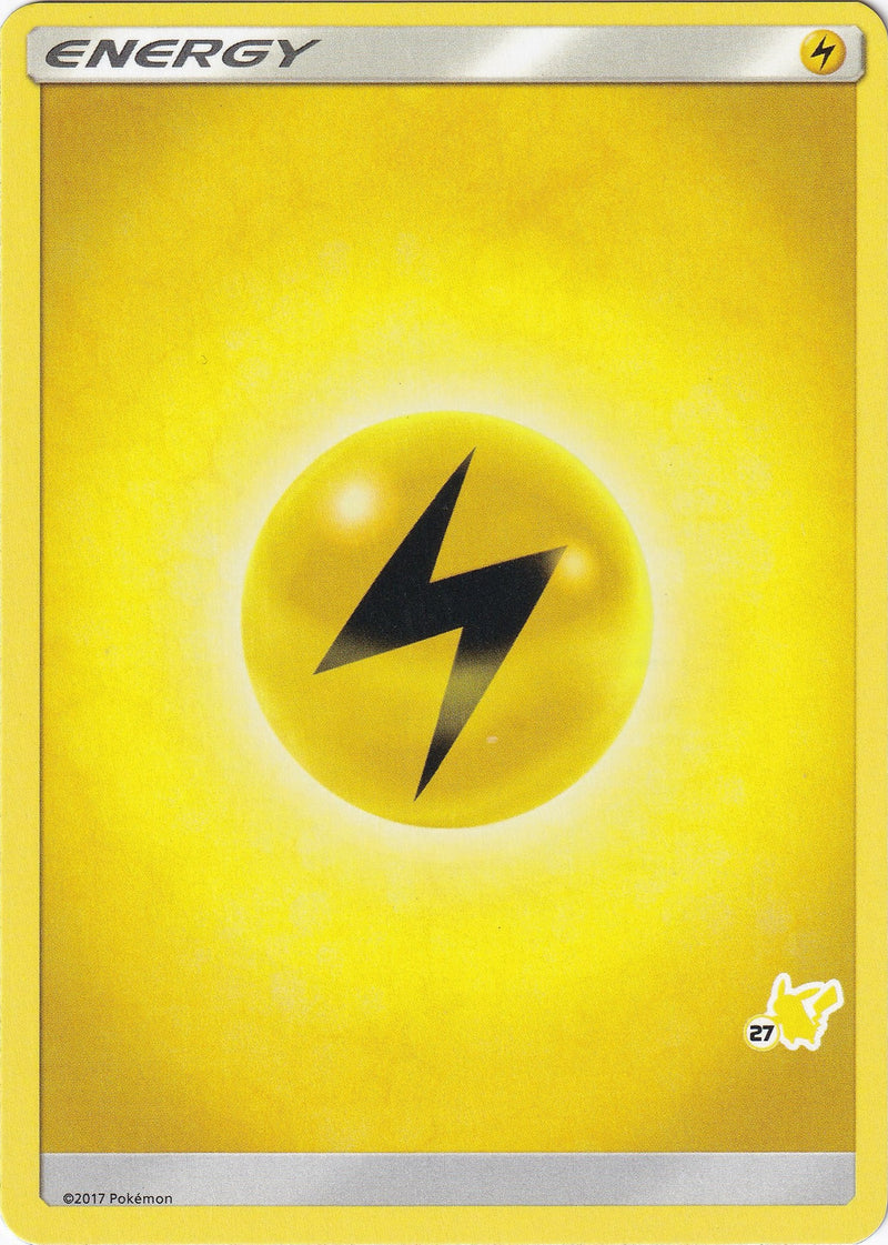 Image for Lightning Energy (#27 Pikachu Stamped) (BTA) - Pokemon