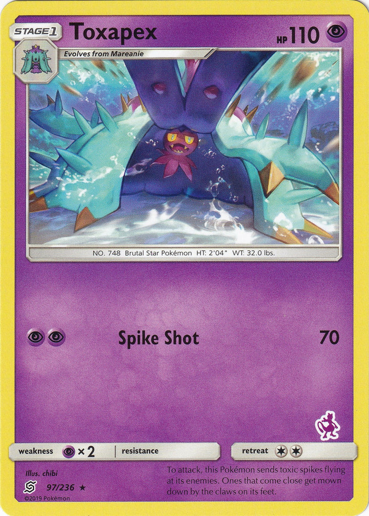 Image for Toxapex - 97/236 (Mewtwo Stamped) (097/236) (BTA) - Pokemon