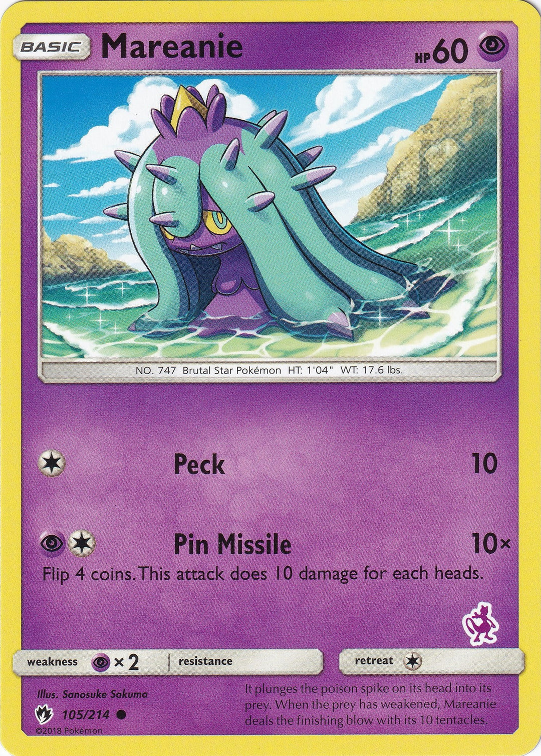 Image for Mareanie - 105/214 (Mewtwo Stamped) (105/214) (BTA) - Pokemon