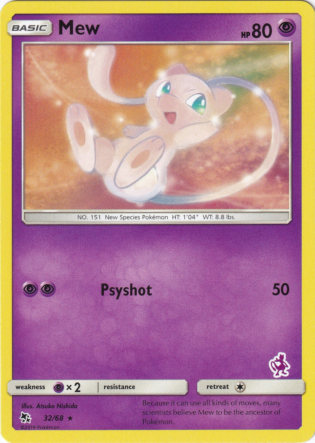 Image for Mew - 32/68 (Mewtwo Stamped) (032/068) (BTA) - Pokemon