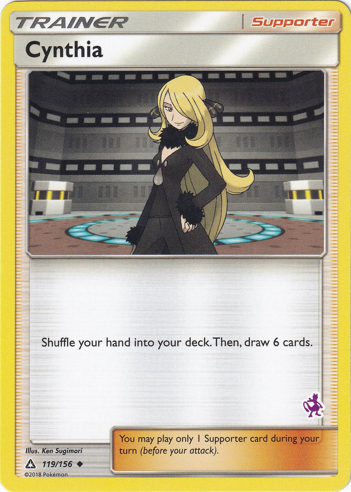 Image for Cynthia - 119/156 (Mewtwo Stamped) (119/156) (BTA) - Pokemon