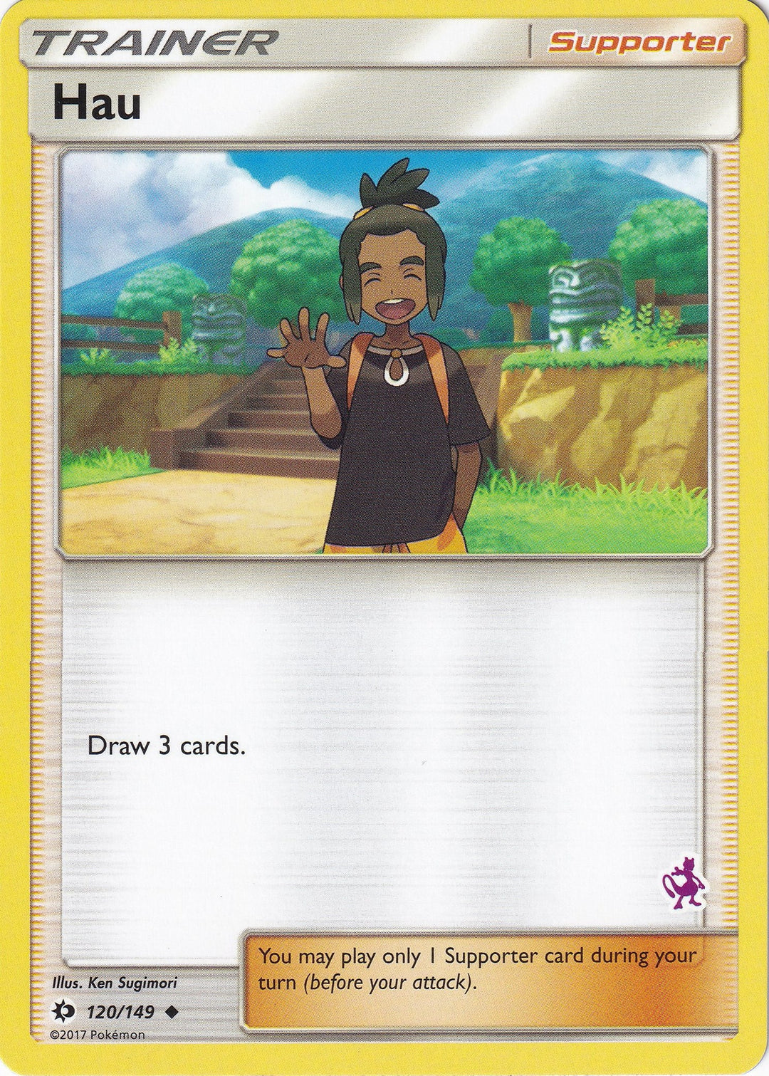 Image for Hau - 120/149 (Mewtwo Stamped) (120/149) (BTA) - Pokemon
