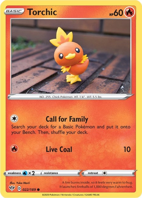 Image for Torchic (022/189) (SWSH03) - Pokemon