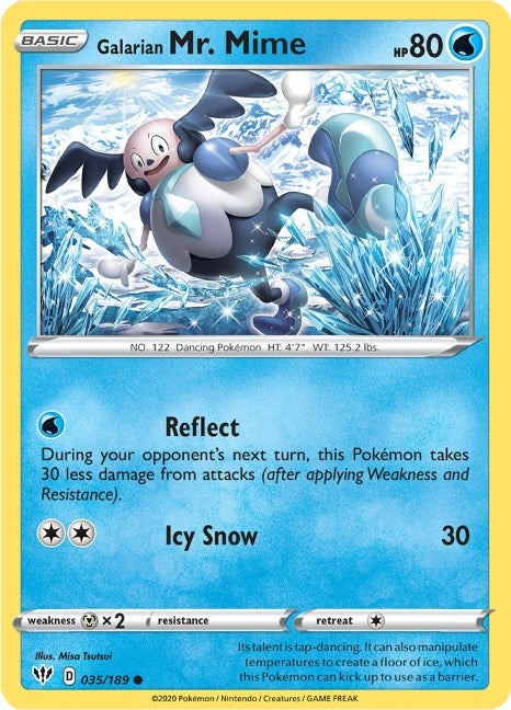 Image for Galarian Mr. Mime (035/189) (SWSH03) - Pokemon