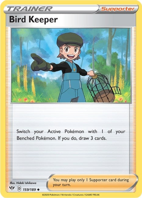 Image for Bird Keeper (159/189) (SWSH03) - Pokemon