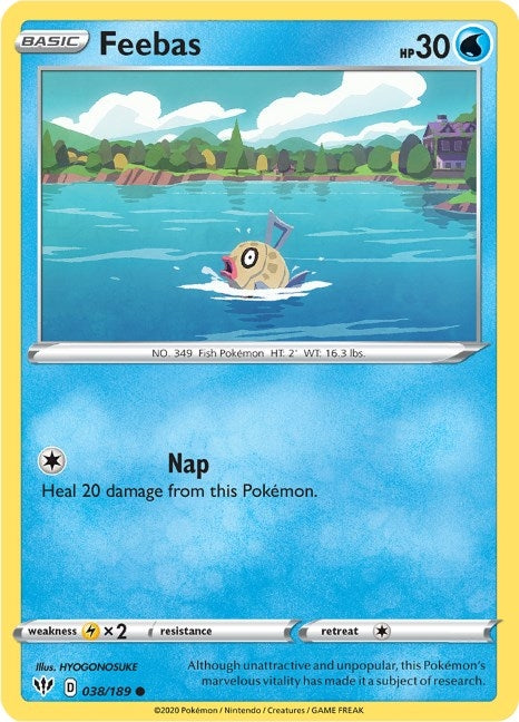 Image for Feebas (038/189) (SWSH03) - Pokemon