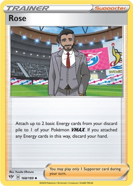 Image for Rose (168/189) (SWSH03) - Pokemon