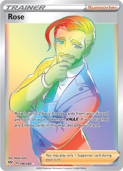 Image for Rose (Secret) (196/189) (SWSH03) - Pokemon