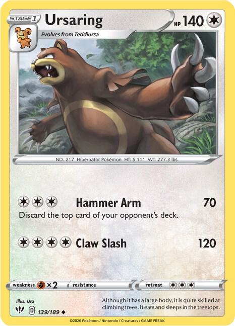 Ursaring (139/189) (SWSH03)