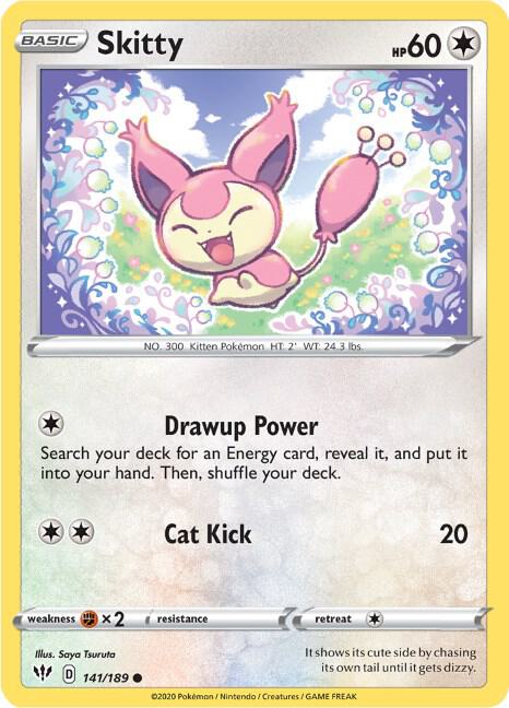 Image for Skitty (141/189) (SWSH03) - Pokemon