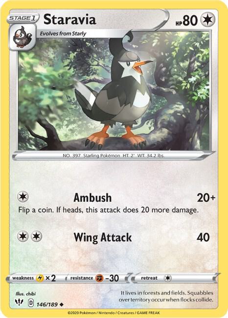 Staravia (146/189) (SWSH03)