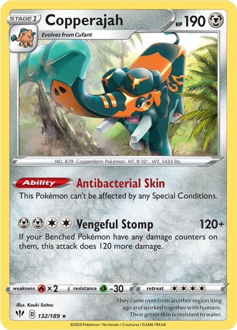 Image for Copperajah (132/189) (SWSH03) - Pokemon
