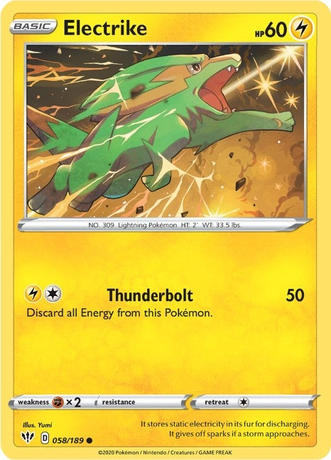 Image for Electrike (058/189) (SWSH03) - Pokemon