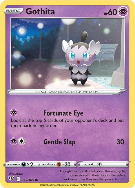 Image for Gothita (073/189) (SWSH03) - Pokemon