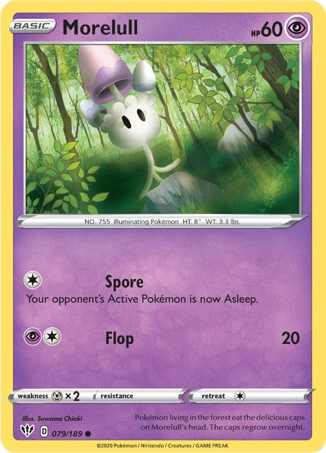 Image for Morelull (079/189) (SWSH03) - Pokemon