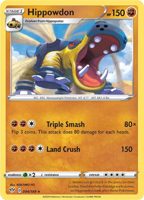 Hippowdon (094/189) (SWSH03)