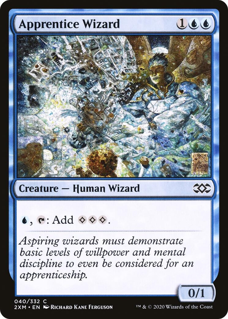 Image for Apprentice Wizard (40) (2XM) - Magic: The Gathering