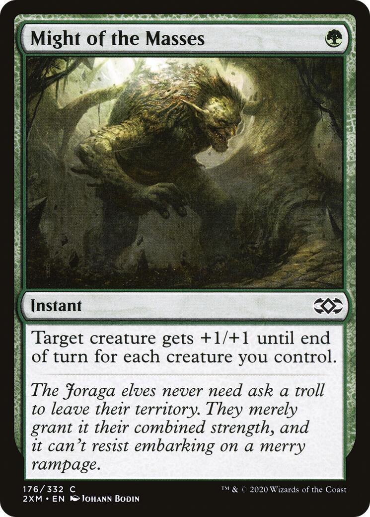 Image for Might of the Masses (176) (2XM) - Magic: The Gathering