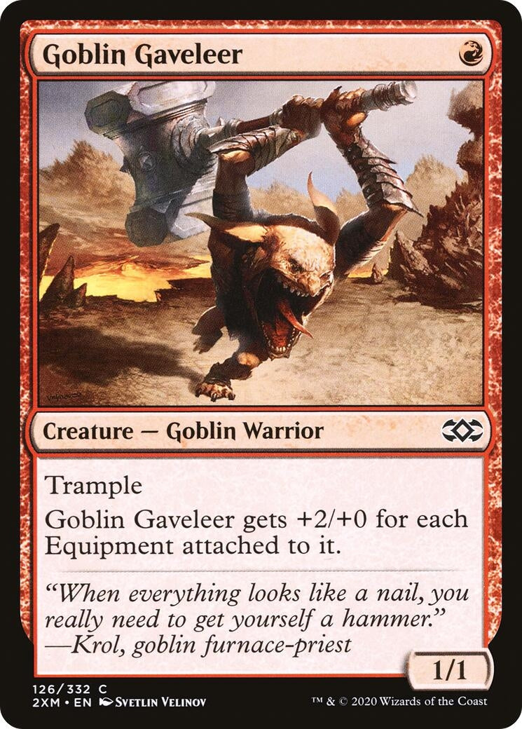 Image for Goblin Gaveleer (126) (2XM) - Magic: The Gathering