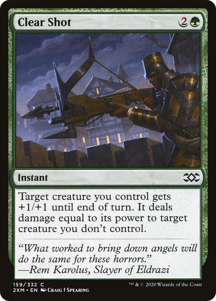 Image for Clear Shot (159) (2XM) - Magic: The Gathering