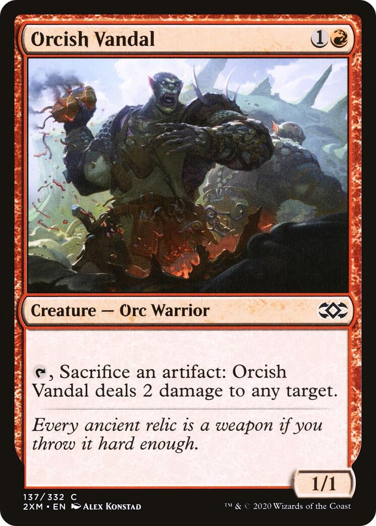 Image for Orcish Vandal (137) - Magic: The Gathering