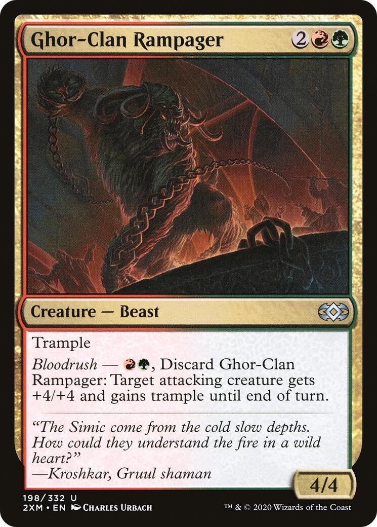 Image for Ghor-Clan Rampager (198) (2XM) - Magic: The Gathering