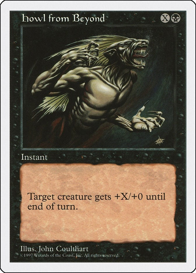 Image for Howl from Beyond - Magic: The Gathering