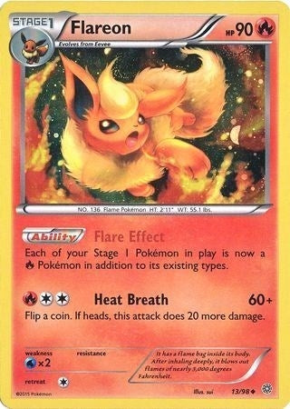 Image for Flareon - 13/98 (Cosmos Holo) (013/098) (MCAP) - Pokemon