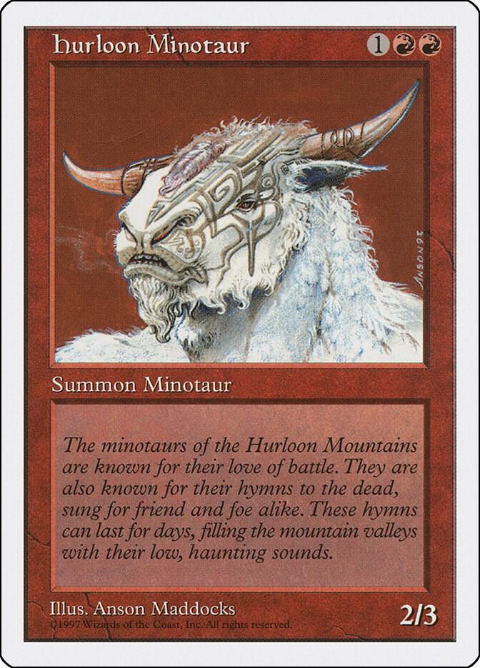 Image for Hurloon Minotaur - Magic: The Gathering