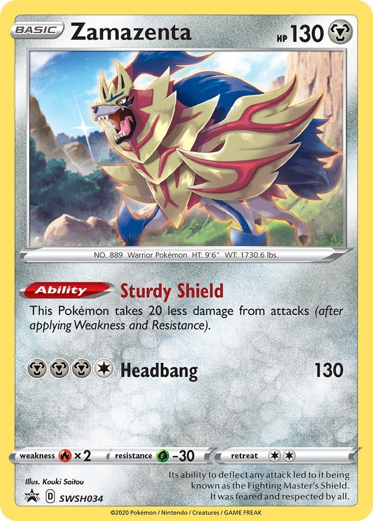 Image for Zamazenta - SWSH034 (SWSH034) (SWSD) - Pokemon