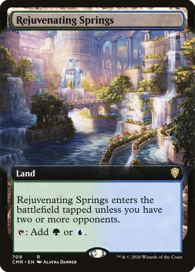 Image for Rejuvenating Springs (Extended Art) (709) - Magic: The Gathering