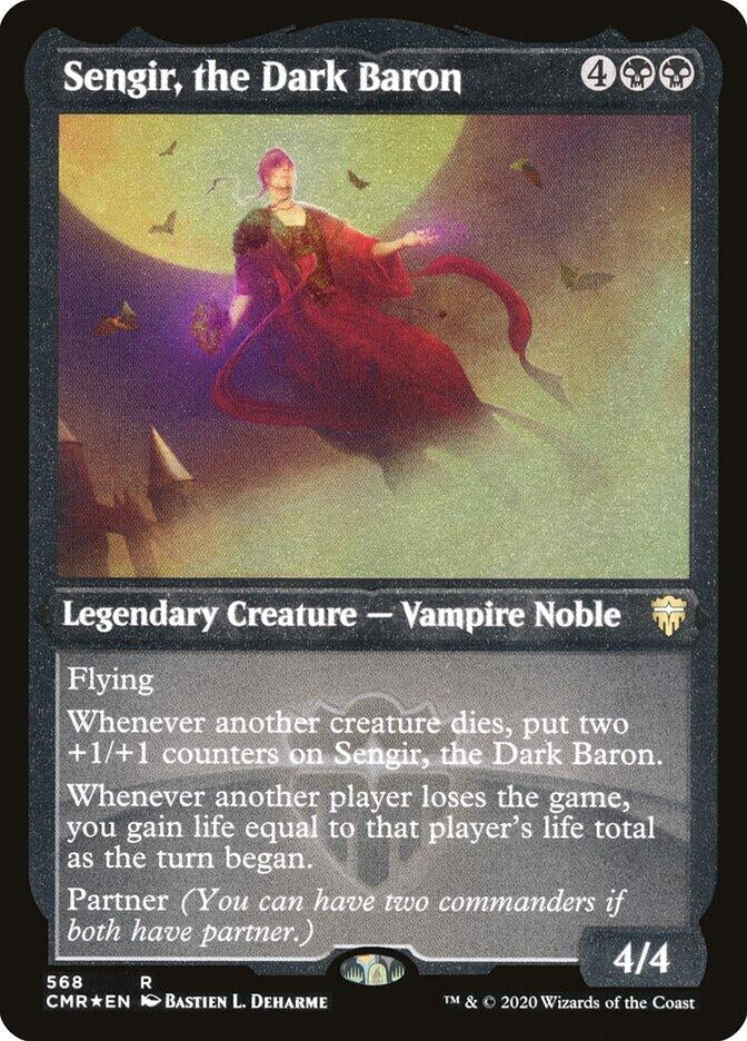Image for Sengir, the Dark Baron (Foil Etched) (568) - Magic: The Gathering