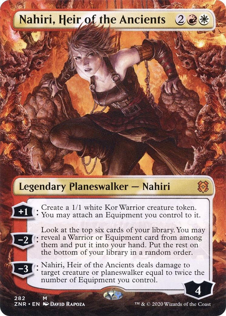 Image for Nahiri, Heir of the Ancients (Borderless) (282) - Magic: The Gathering
