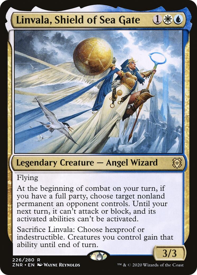 Image for Linvala, Shield of Sea Gate (226) (ZNR) - Magic: The Gathering