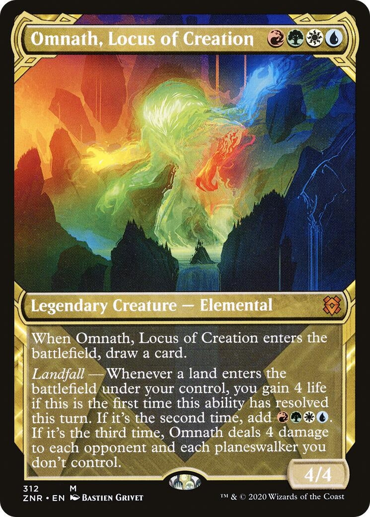 Image for Omnath, Locus of Creation (Showcase) (312) - Magic: The Gathering