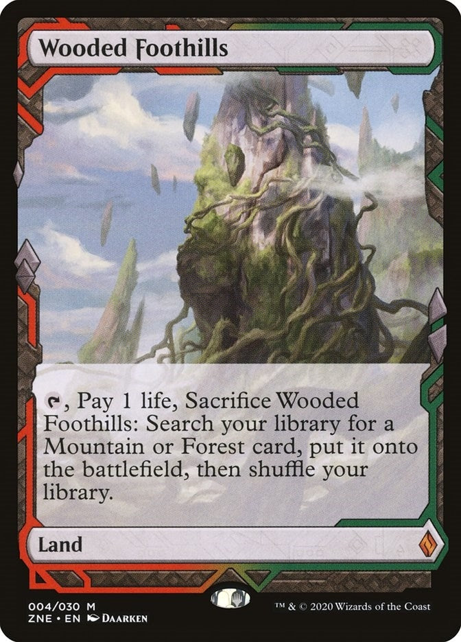 Image for Wooded Foothills (4) - Magic: The Gathering