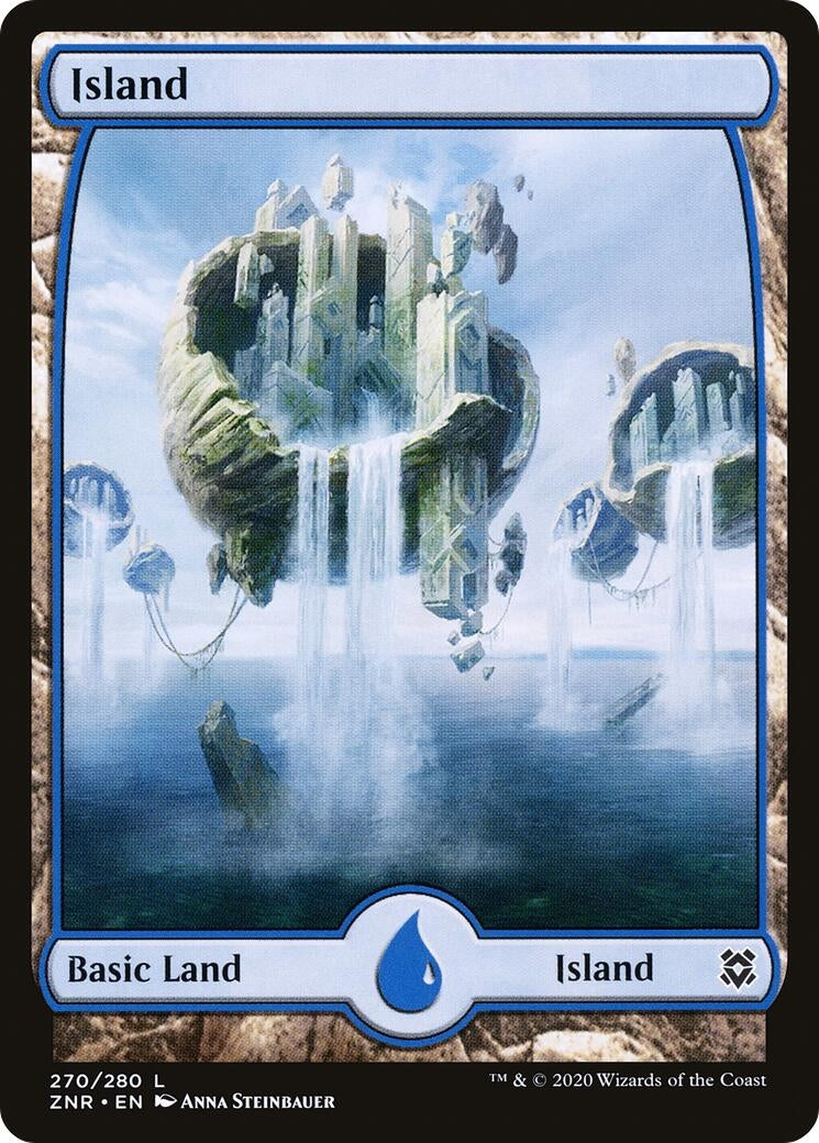 Image for Island (270) - Full Art (270) (ZNR) - Magic: The Gathering