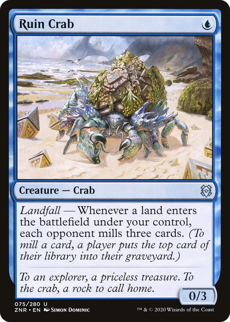 Image for Ruin Crab (75) (ZNR) - Magic: The Gathering