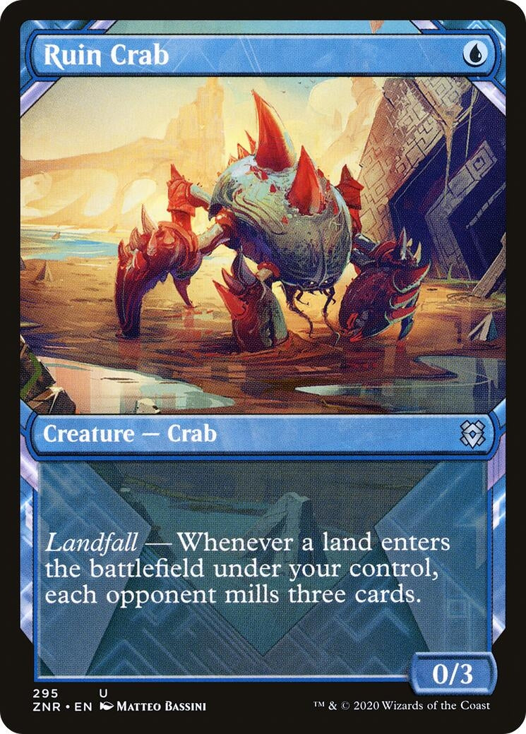 Image for Ruin Crab (Showcase) (295) - Magic: The Gathering