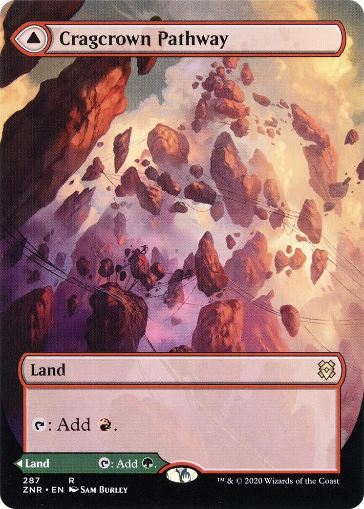 Image for Cragcrown Pathway (Borderless) (287) - Magic: The Gathering