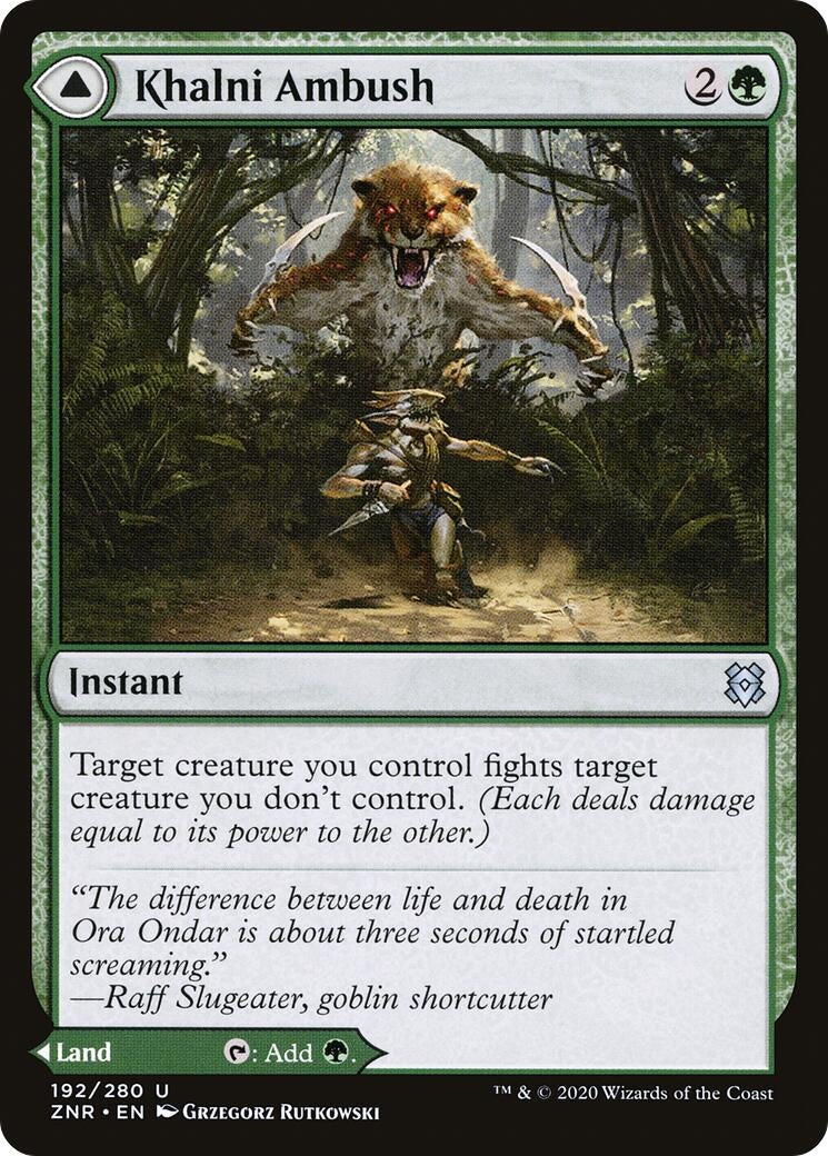 Image for Khalni Ambush (192) (ZNR) - Magic: The Gathering