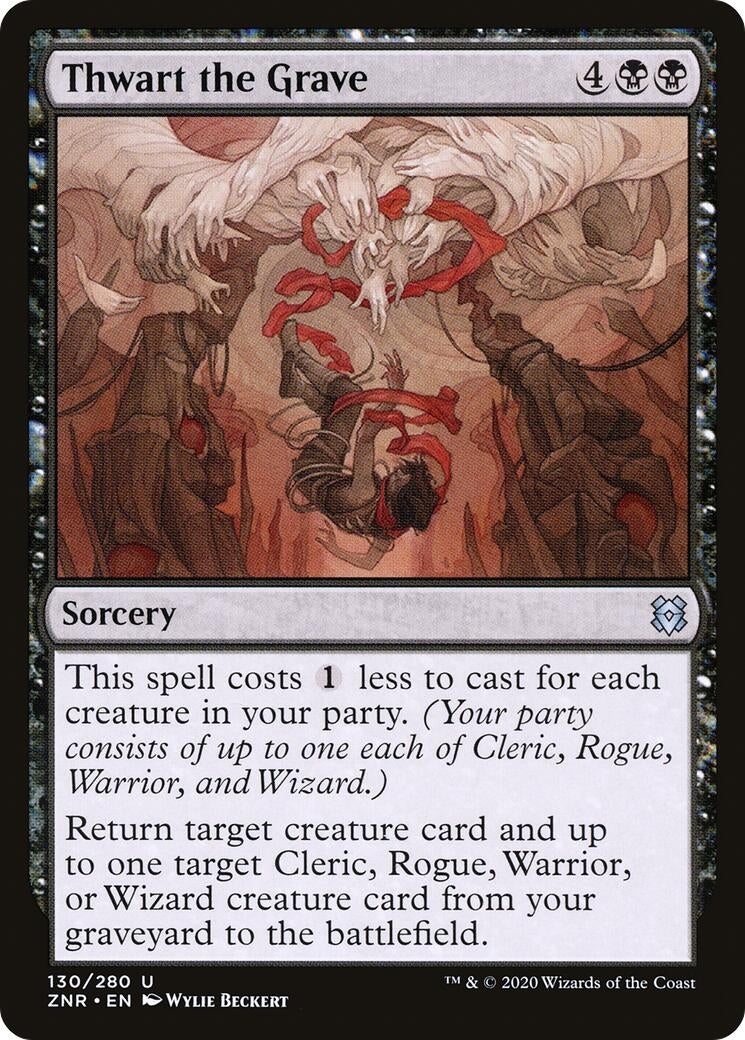 Image for Thwart the Grave (130) (ZNR) - Magic: The Gathering
