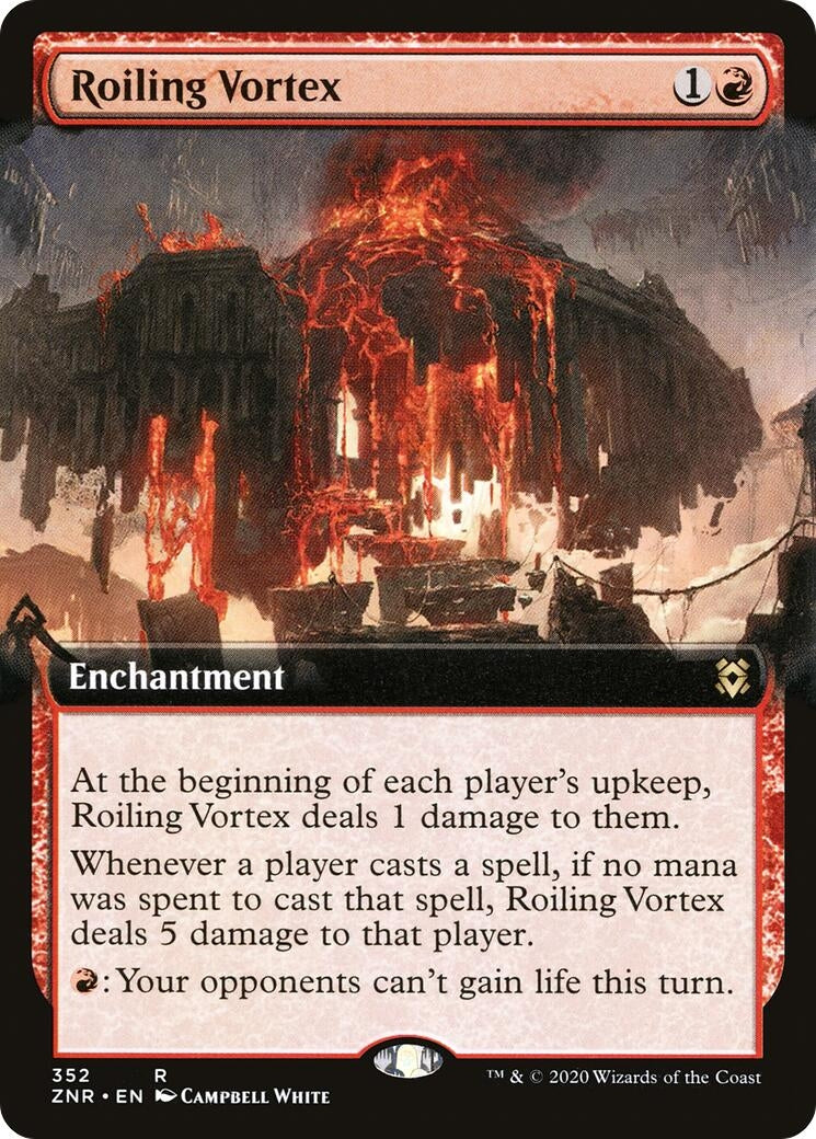 Image for Roiling Vortex (Extended Art) (352) - Magic: The Gathering