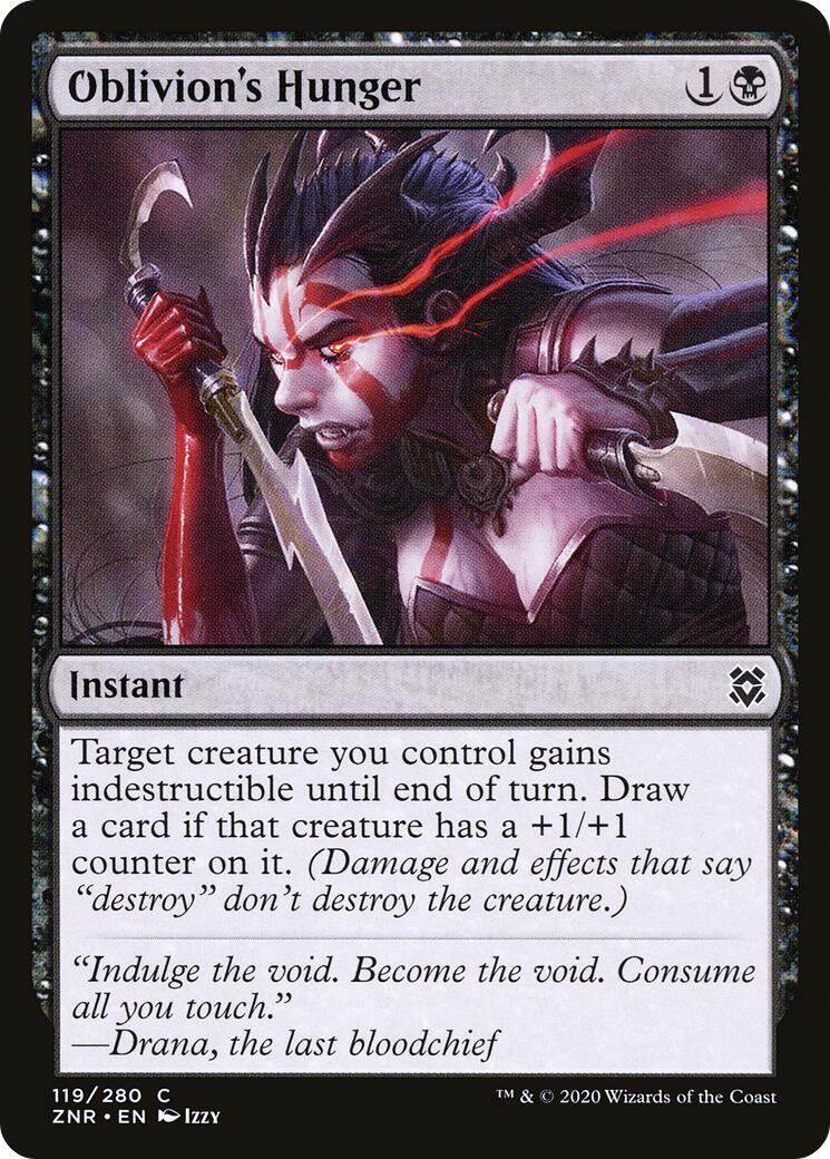Image for Oblivion's Hunger (119) - Magic: The Gathering