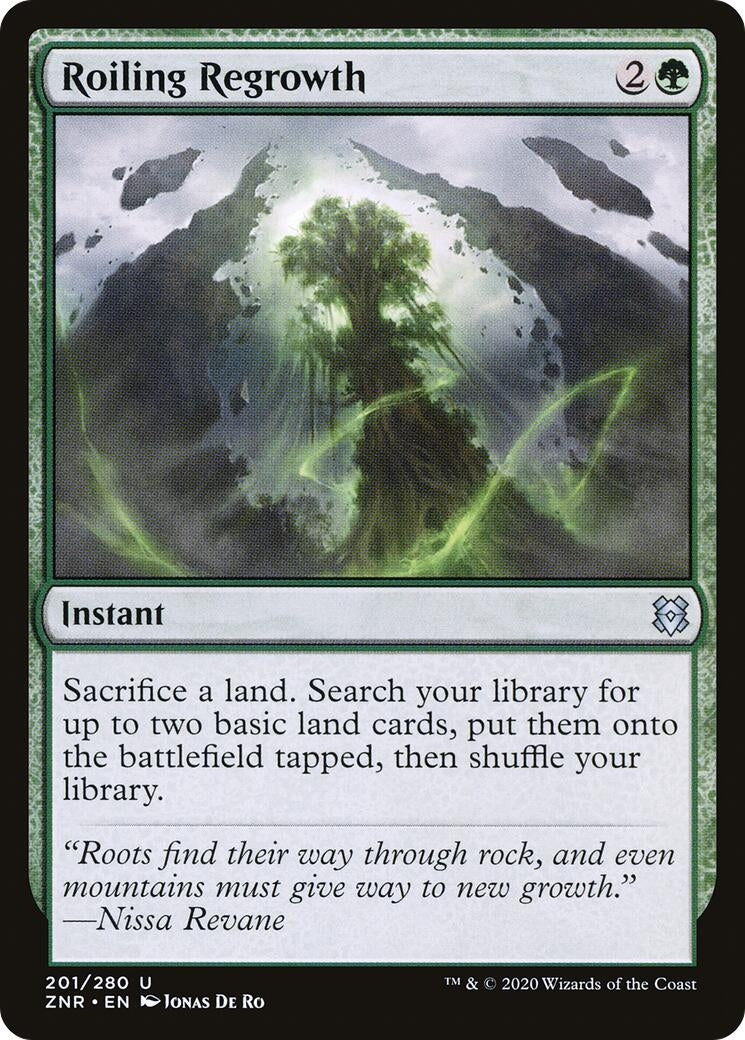 Image for Roiling Regrowth (201) (ZNR) - Magic: The Gathering