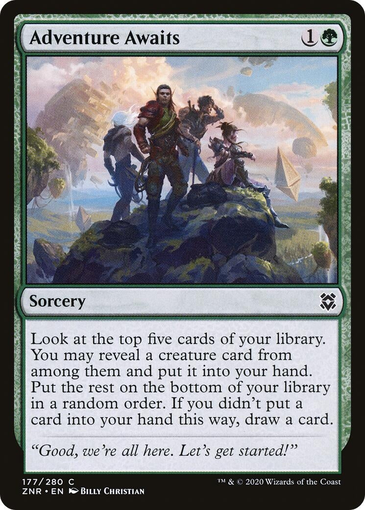 Image for Adventure Awaits (177) (ZNR) - Magic: The Gathering