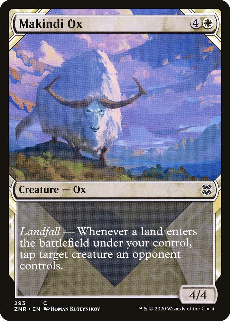 Image for Makindi Ox (Showcase) (293) (ZNR) - Magic: The Gathering