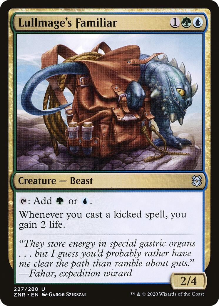 Image for Lullmage's Familiar (227) (ZNR) - Magic: The Gathering